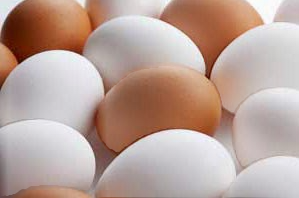 white eggs